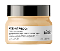 Маска для интенсивного восстановления волос L'Oreal Absolut Repair Gold Quinoa +Protein Mask 250 мл