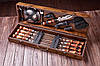 Подарунковий набір шампурів в дерев'яному кейсі "Вікінг 2 з шампурами Luxury", фото 2