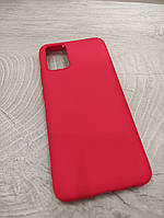 Чехол на Samsung A02S / A025F Silicone Case противоударный красный