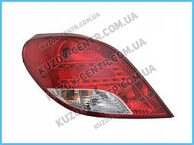 Задній ліхтар лівий Peugeot 207 '09-12 (3/5 DOOR HB) (DEPO) + LED