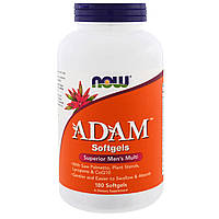 Витаминный комплекс Адам, ADAM Men's Multi, Now Foods, 180 капсул