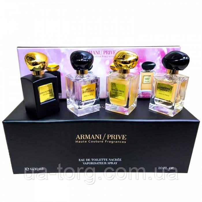 Подарунковий набір Giorgio Armani Prive Haute Couture Fragrances 4х30 мл (Euro)