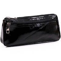 Шкіряна косметичка 02 чорний наплак