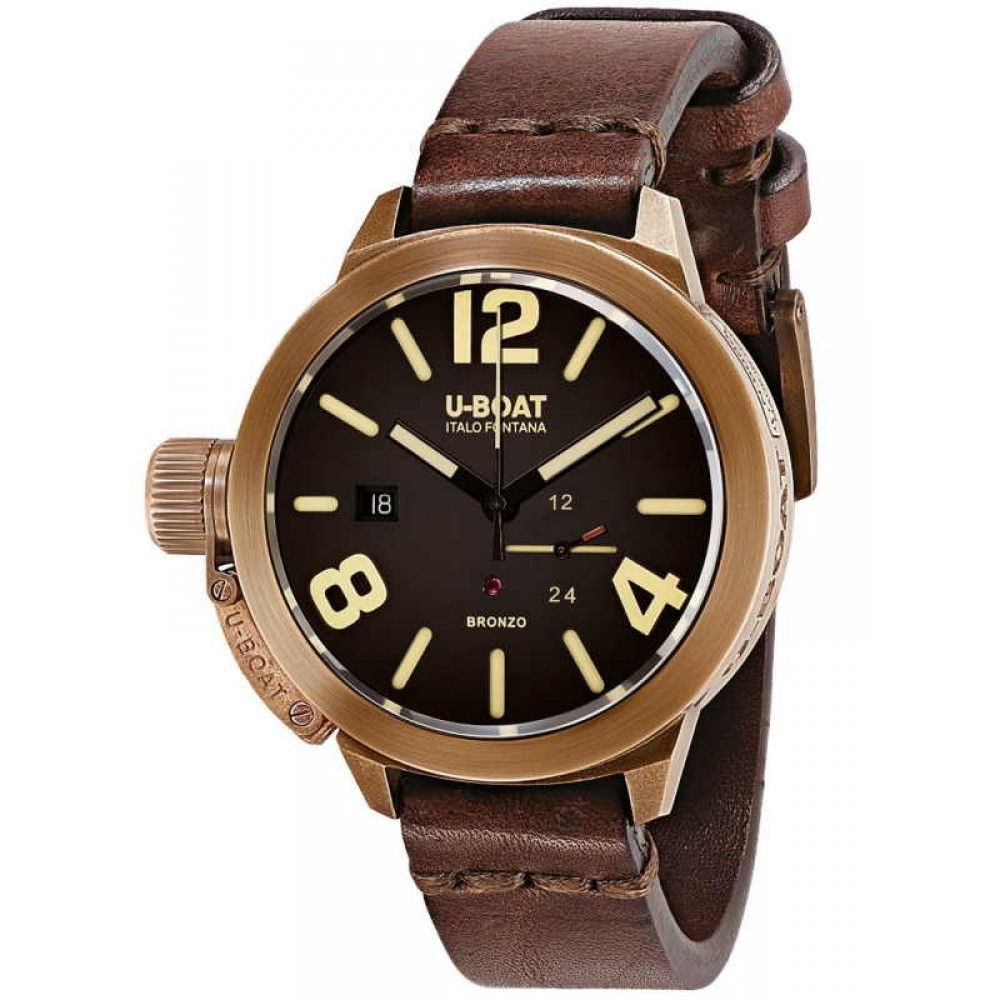 Годинник наручний чоловічий U-BOAT 8104 CLASSICO 50 BRONZO A BR