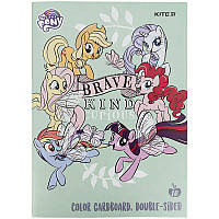 Картон кольоровий А4 10арк KITE мод 255 My Little Pony двосторонній LP21-255