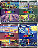 Олівці 18 кольорів, 191047-18, ЛАНДШАФТ, фото 4