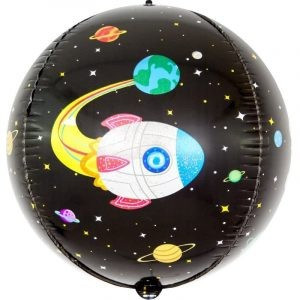 Фольгована куля, сфера космос, фото 1