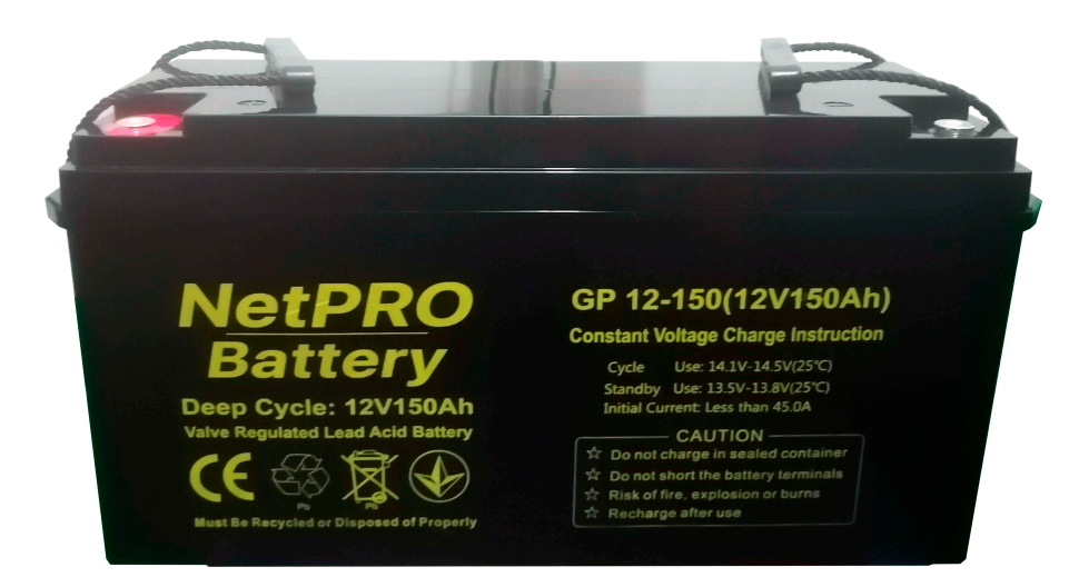 Акумулятор NetPRO GP 12-150 (12V/150Ah C10)