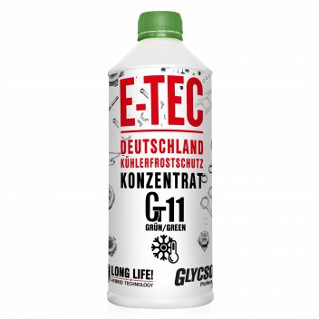 E-TEC Концентрат Антфриза Gt11 Glycsol зелений 1,5 л