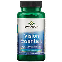 Витамины для глаз, Vision Essentials, Swanson, 60 капсул