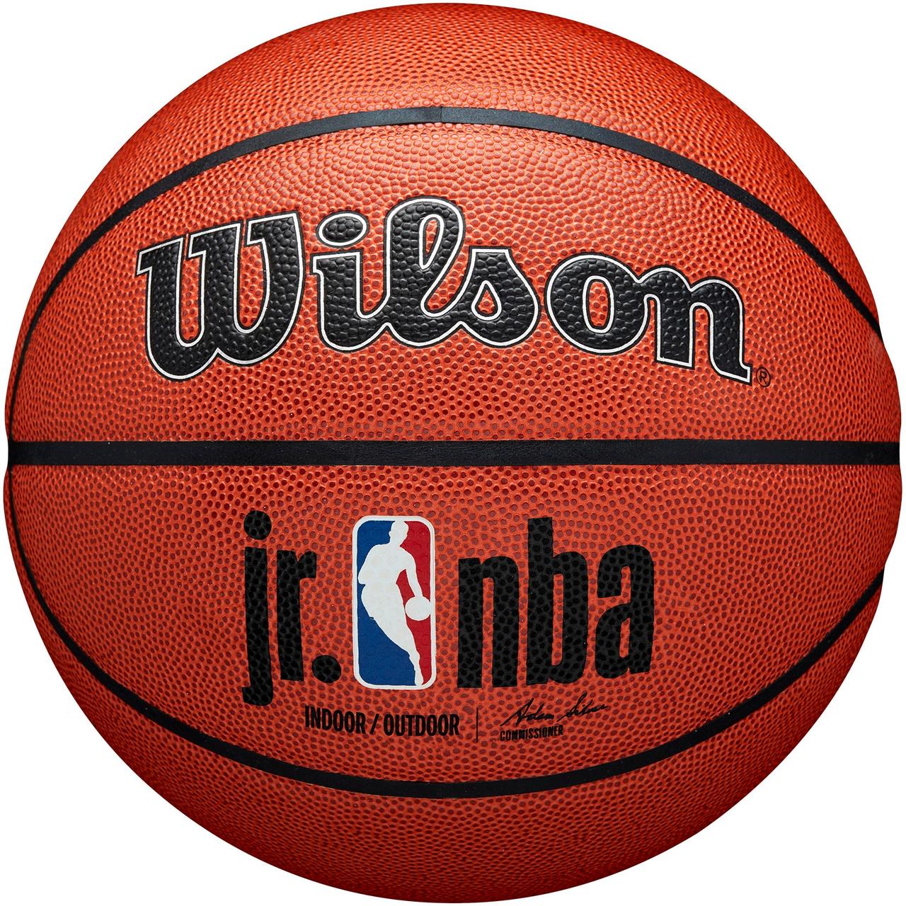 М'яч баскетбольний Wilson Jr NBA Authentic Indoor/Outdoor BSKT р. 7 (WTB9700XB07), фото 1