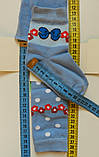 Комплект для дівчаток: лосини, шкарпетки (колір блакитний), зріст 86-92 см, фото 7