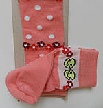 Комплект для дівчаток: футболки, шкарпетки (колір кораловий), ріст 86-92 см, фото 3