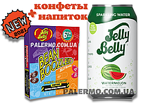 Бин Бузлд конфеты Bean Boozled + газировка Jelly Belly Watermelon Арбуз 355мл