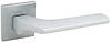Ручки для дверей Rich-Art Леона 363 R78 MWSC матовий хром (на квадратній розетці), фото 3