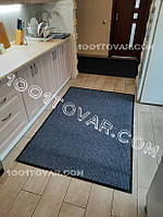 Килим до дверей ворсистий з гумовим кантом Смуга 120х80 см.