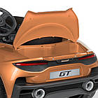 Детский одноместный электромобиль Легковая Машина McLaren M4638EBLRS-7 с кожанным сидением.Оранжевый крашенный, фото 7