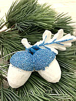 Новорічний підвіс-жовді. Прикраса ялинкова, ялинкова іграшка., фото 2