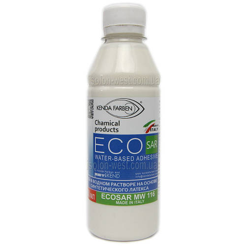Клей латексный ECOSAR 116 для кожи, кожзама, ткани, замши, без запаха ...