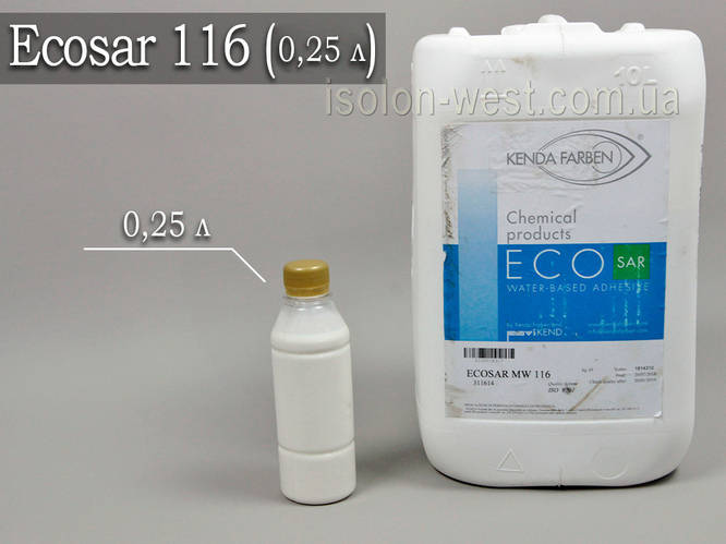 Купить Клей латексный ECOSAR MW 116 для кожи, кожзама, ткани, замши ...