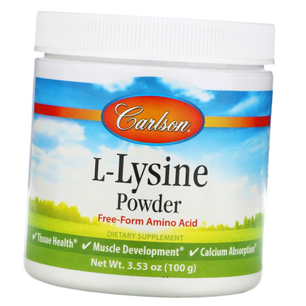 L-лізин Carlson Labs L-Lysine Powder 100 г