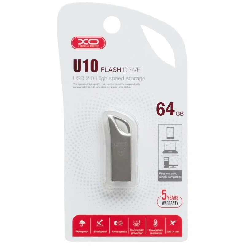 USB флеш XO U10 64GB Metal Original