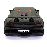 Машинка металева Lamborghini Terzo Millennio "Bburago" Ламборгіні чорний 9*19*4 см (18-21094), фото 8