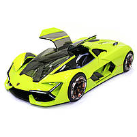 Машинка металева Lamborghini Terzo Millennio "Bburago" Ламборгіні зеленый 9*19*4 см (18-21094), фото 7