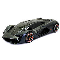 Машинка металева Lamborghini Terzo Millennio "Bburago" Ламборгіні чорний 9*19*4 см (18-21094), фото 2