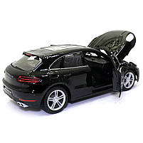 Машинка металева Porsche Macan "Bburago" Порше чорний 8*19*6 см (18-21077), фото 7