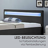 Ліжко шкіряна двоспальне BILBAO 140х200 див. LED, фото 5