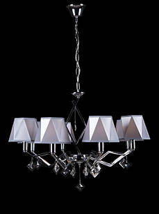 Сучасна люстра в класичному виконанні L80042/8 (CR)