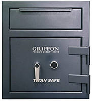 Сейф депозитний для грошей Griffon CLWD II.51.K (ВxШxГ:510x610x465), сейф для накопичення виручки та інкасації