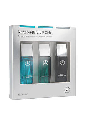 Чоловічий парфумерний набір MERCEDES-BENZ VIP Club Eau de Toilette set 3 x 7ml, східний мускусний аромат