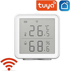Датчик температури та вологості Wi-Fi MIR-TE200-WF кімнатний гігрометр-термометр із РК-дисплеєм Tuya, Smart Life