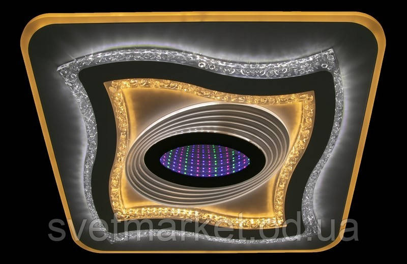 Стельова люстра з 3D1702-490C SQ dimmer, фото 1
