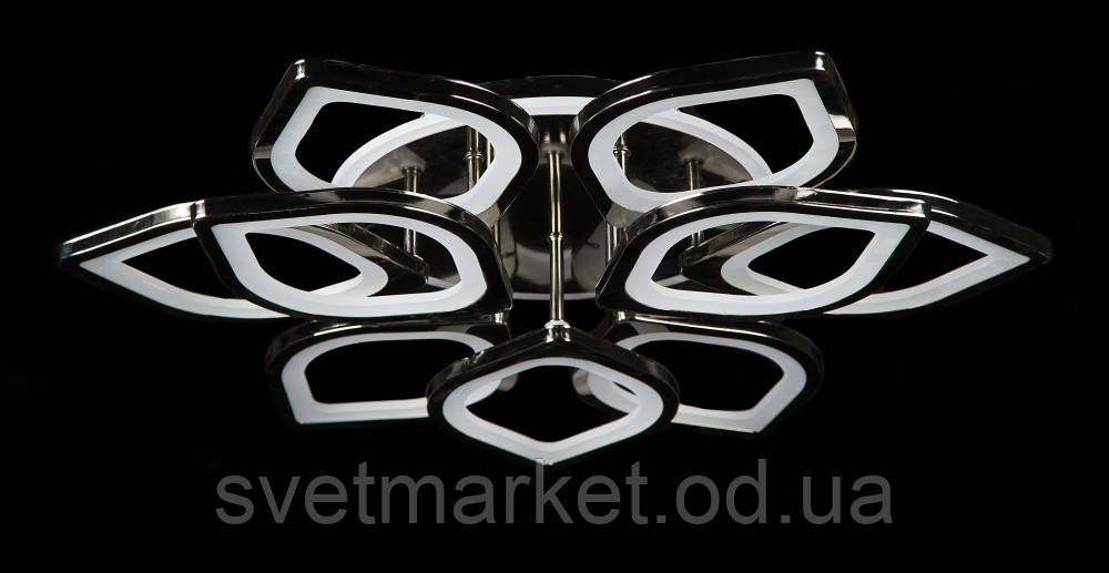 Стельова люстра акрилова LK30/6+3+A LED (ZBK), фото 1