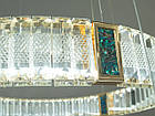 Кришталева підвісна люстра LED 81028-800+600G, фото 4