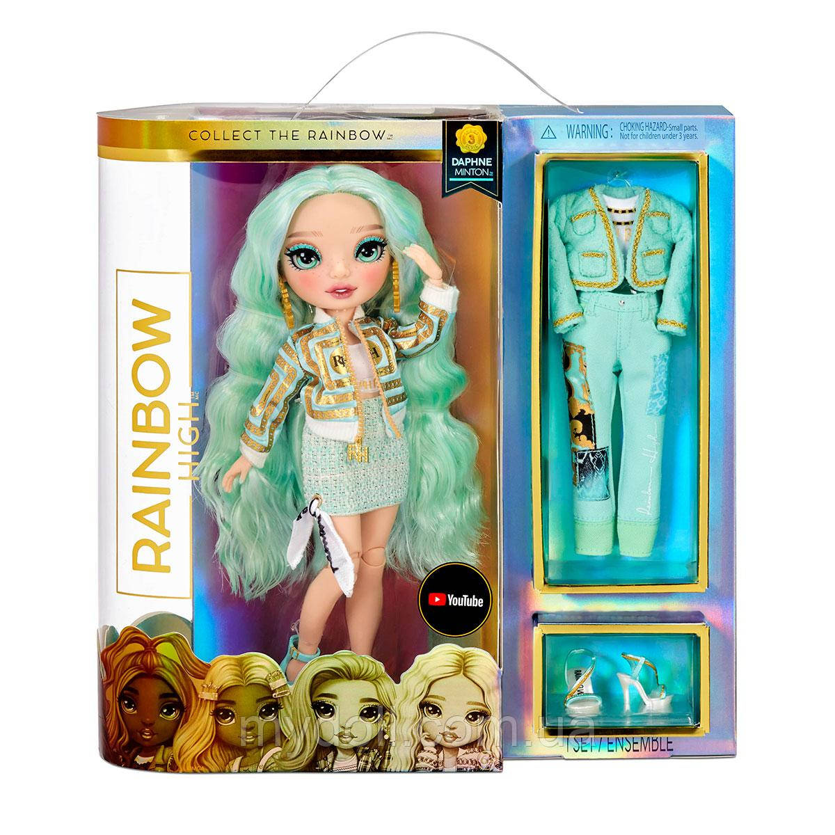 Кукла Рейнбоу Хай Дафна Минтон Мята - Rainbow High S3 Daphne Minton Mint (Light Green) 575764 MGA Оригинал