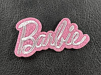 Нашивка Барби / Barbie 60х32 мм