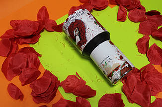Хлопушка-граната пневмат. 15 см No 4005-15 "Троянди" наповнення-пелюстки троянд, фото 2