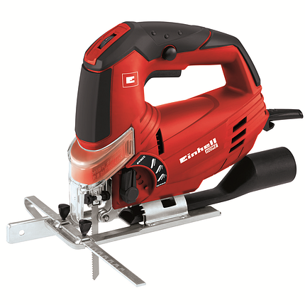 Професійний електричний ручний лобзик (електролобзик) Einhell TC-JS 85 : 620 Вт, 3000 об/хв, глибина різу 85мм (4321140), фото 1