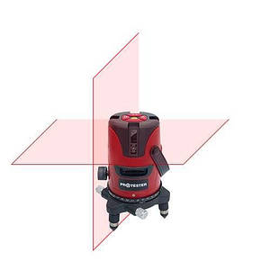 Самовирівнювальний нівелір, лазерний рівень, червоний промінь 2 лінії на поворотному лімбі
