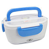 Ланч бокс для їжі з підігрівом від прикурювача 12 В Lunch Box ST-339. Блакитний, фото 7