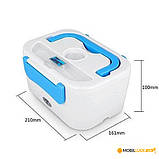 Ланч бокс для їжі з підігрівом від прикурювача 12 В Lunch Box ST-339. Блакитний, фото 10