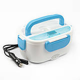 Ланч бокс для їжі з підігрівом від прикурювача 12 В Lunch Box ST-339. Блакитний, фото 9