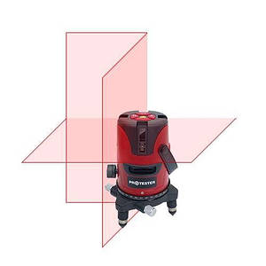 Самовирівнювальний нівелір, лазерний рівень, червоний промінь 3 лінії на поворотному лімбі