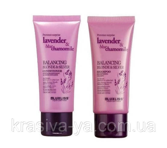 Шампунь + Кондиціонер для блонда Mini Balancing Blonde & Silver Shampoo + Conditioner, 40 мл + 40 мл