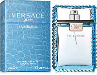 Versace Man Eau Fraiche 100 мл Туалетна вода Версаче Мен Еау Фреш Блакитні Духи чоловічі