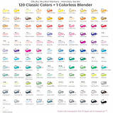 Набір спиртових маркерів для скетчингу малювання Ohuhu 120 Colors Dual Tips Alcohol Art Markers, Brush&Cise, фото 8